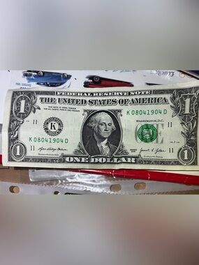US One Dollar Bill Birthday Note 08/04/1904 series 2021